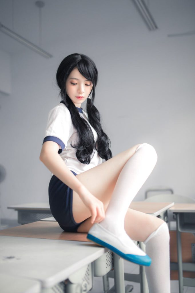 疯猫ss 体操服白丝 1